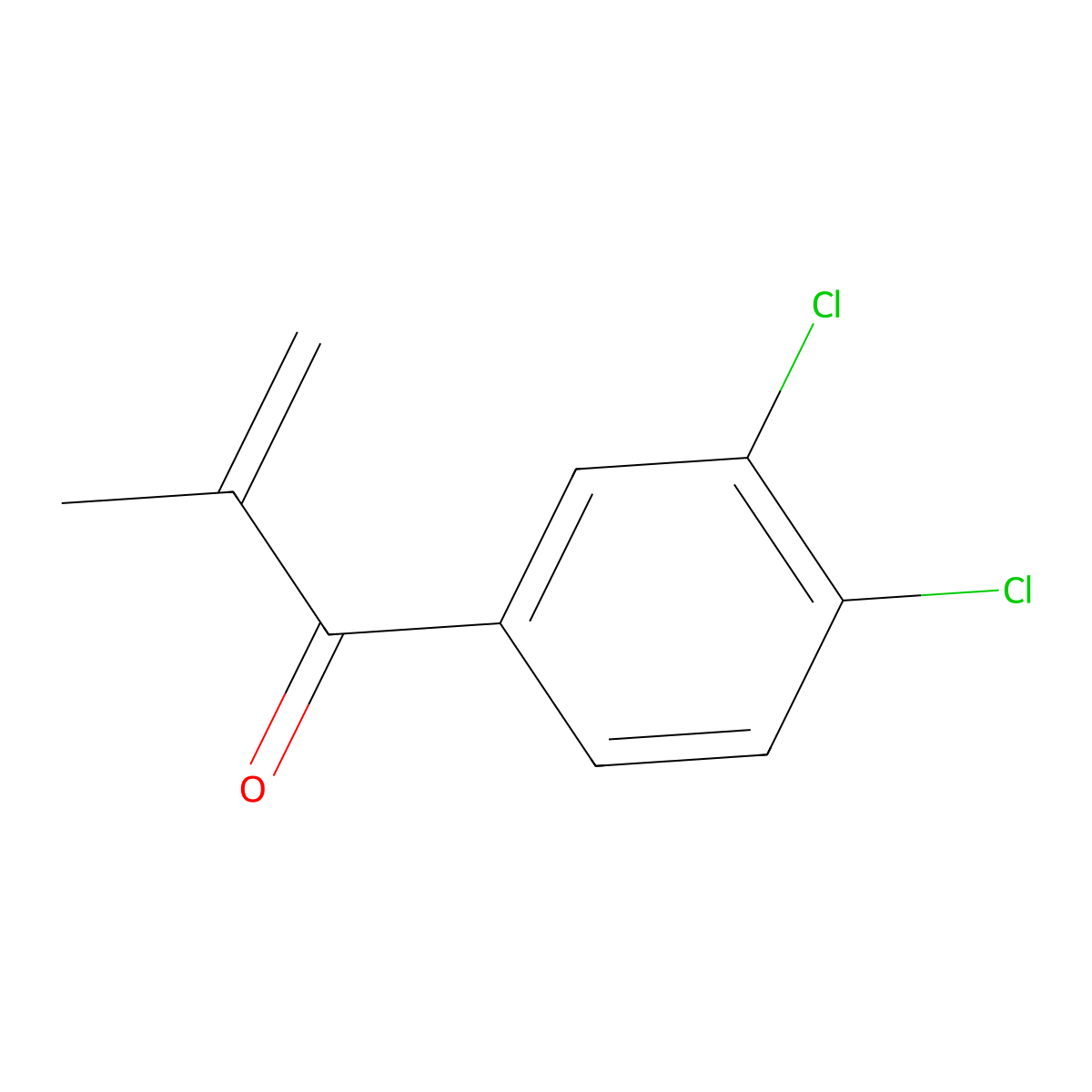 1-(3,4-Dichlorophenyl)-2-methyl-2-propenone molecular structure, CAS 1352224-16-8