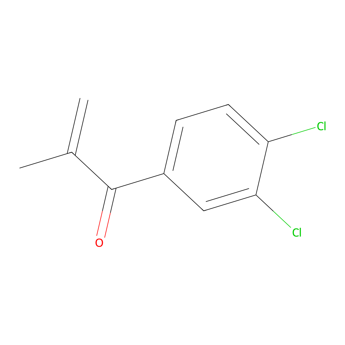 1-(3,4-Dichlorophenyl)-2-methyl-2-propenone molecular structure, CAS 1352224-16-8