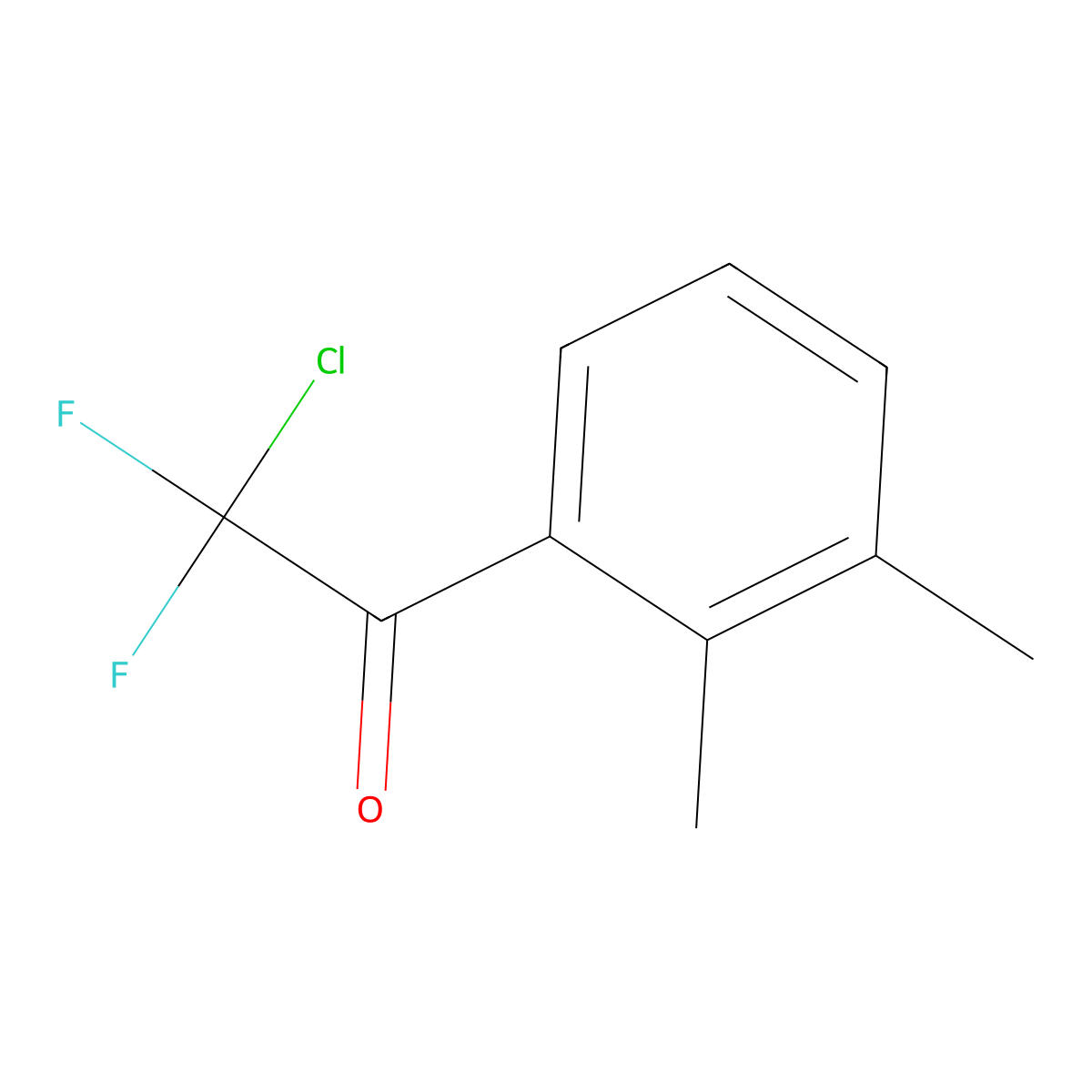 2-Chloro-1-(2,3-dimethylphenyl)-2,2-difluoroethanone molecular structure, CAS 1352224-82-8