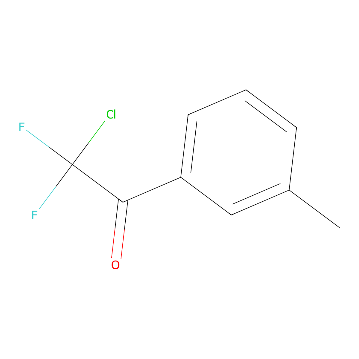 2-Chloro-2,2-difluoro-1-(m-tolyl)ethanone molecular structure, CAS 1352225-66-1