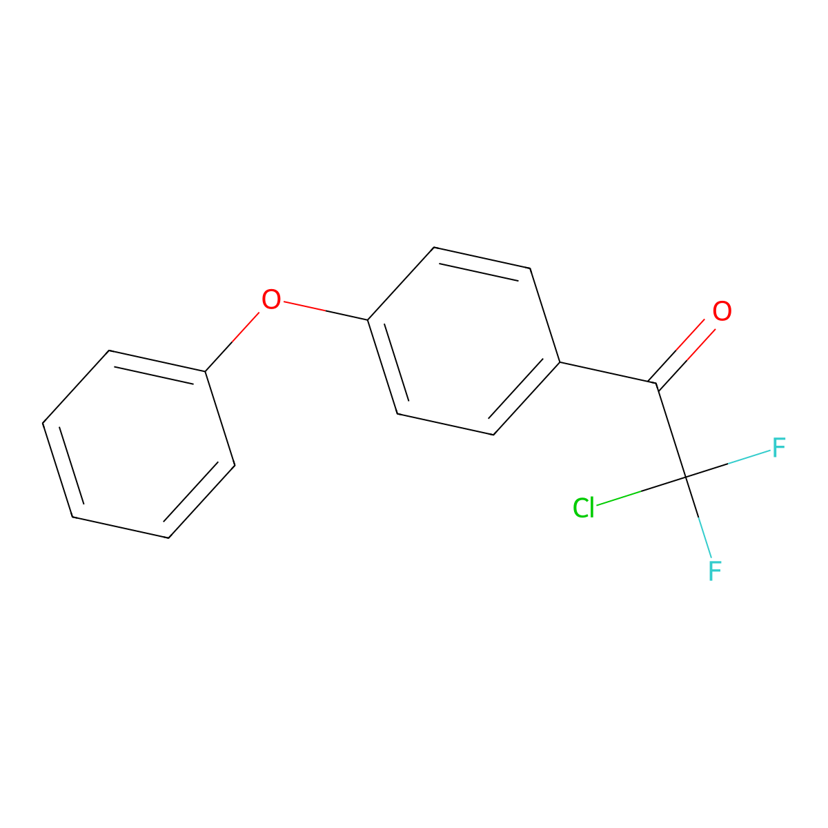 2-Chloro-2,2-difluoro-1-(4-phenoxyphenyl)ethanone molecular structure, CAS 1352225-84-3