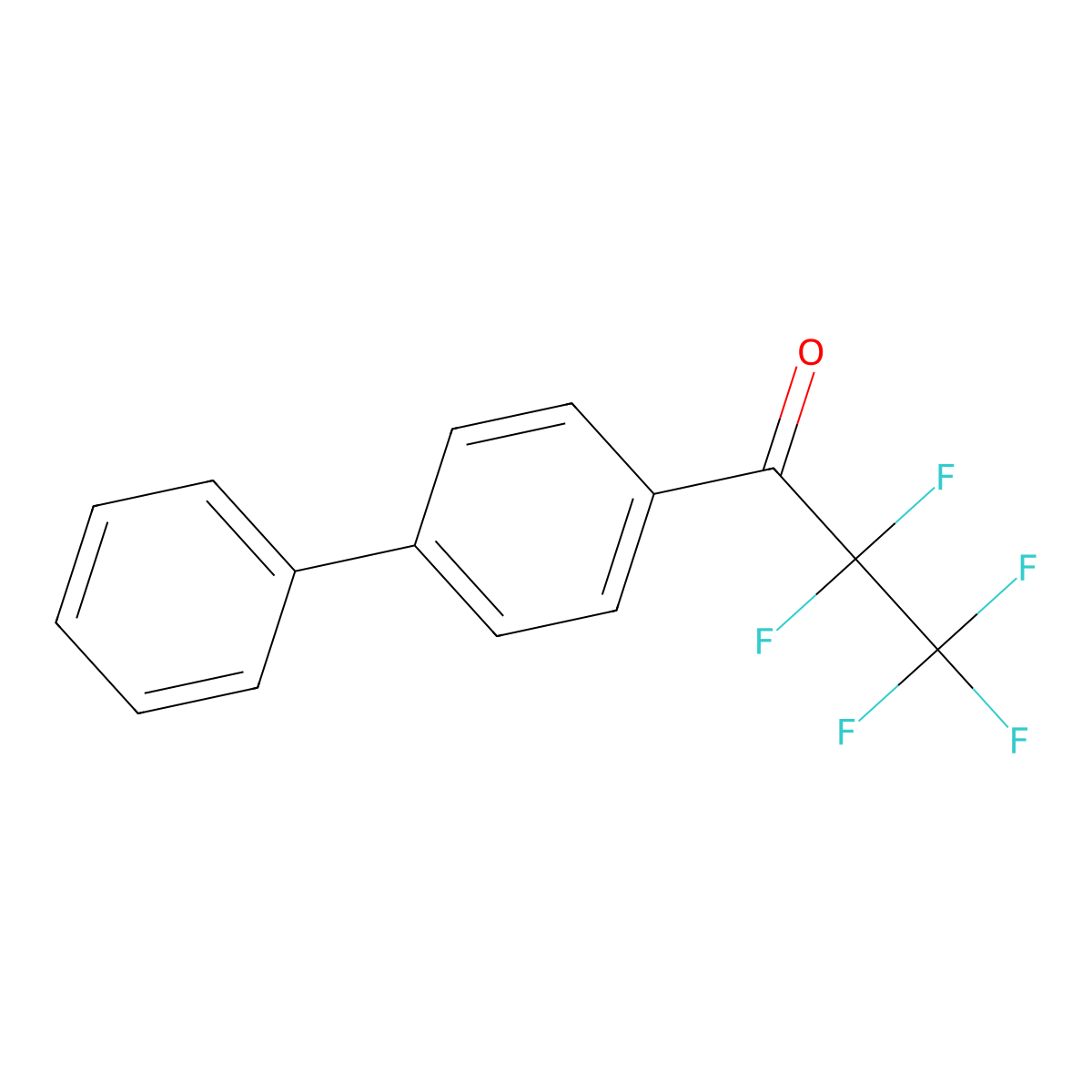 1-[1,1'-Biphenyl]-4-yl-2,2,3,3,3-pentafluoro-1-propanone molecular structure, CAS 1352226-35-7
