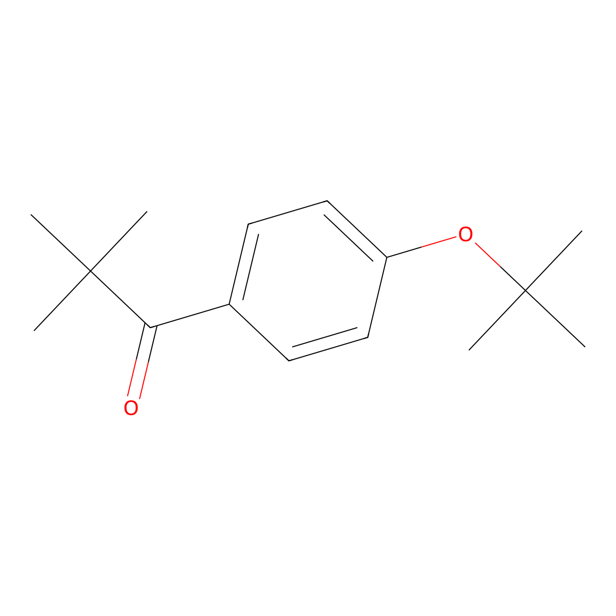 1-(4-Tert-butoxy-phenyl)-2,2-dimethyl-propan-1-one molecular structure, CAS 1352226-47-1