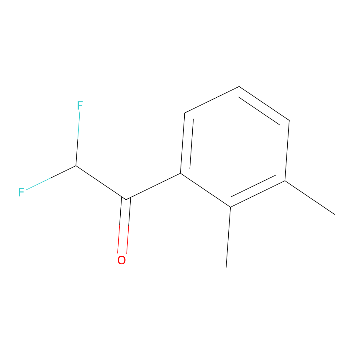 1-(2,3-Dimethylphenyl)-2,2-difluoroethanone molecular structure, CAS 1352232-18-8