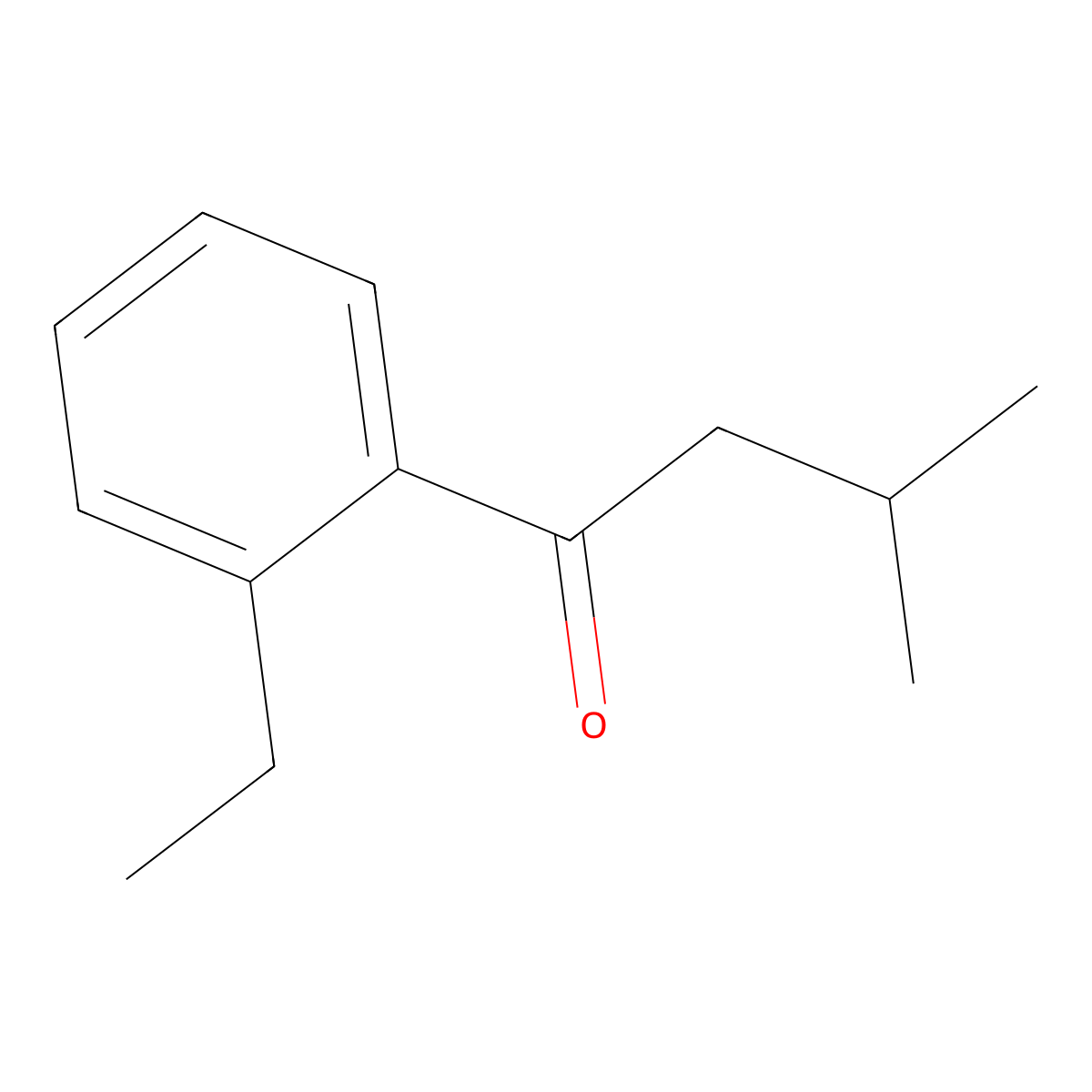 2'-Ethyl-3-methylbutyrophenone molecular structure, CAS 1352232-32-6
