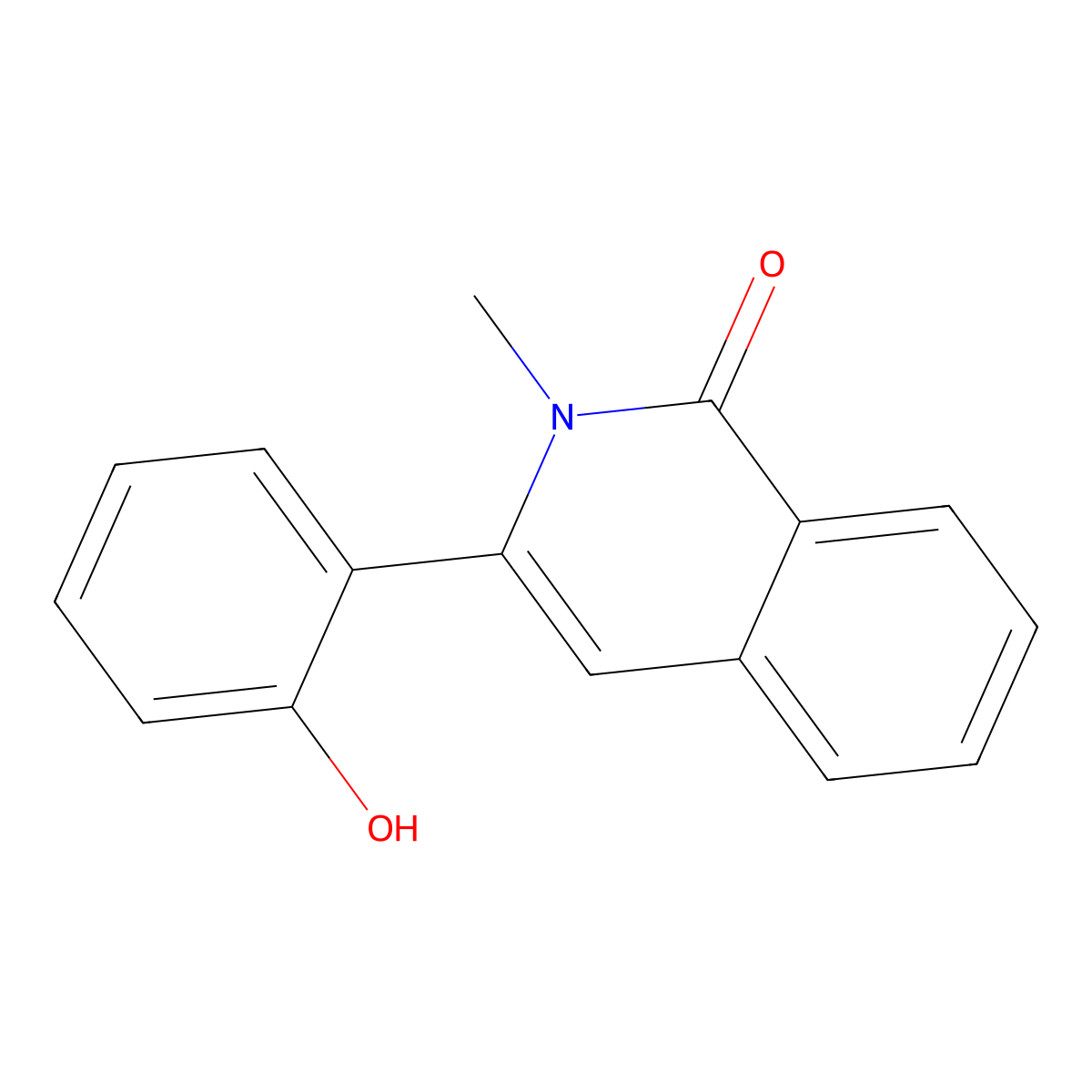 3-(2-Hydroxyphenyl)-2-methylisoquinolin-1(2H)-one molecular structure, CAS 1352286-97-5