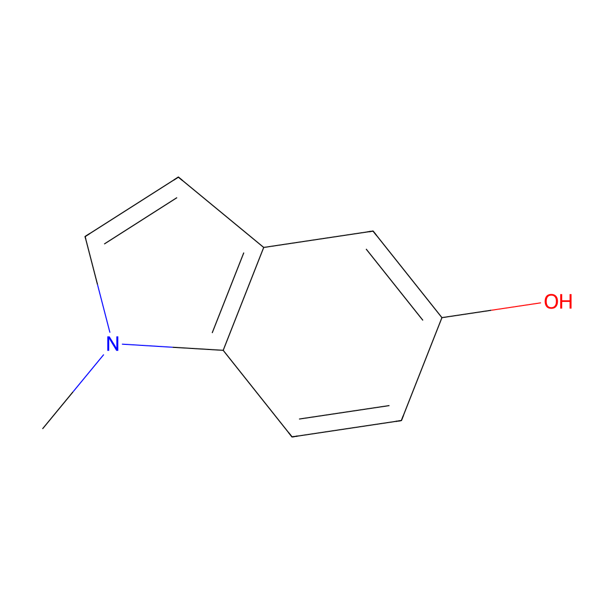 1-Methyl-1H-indol-5-ol molecular structure, CAS 13523-92-7