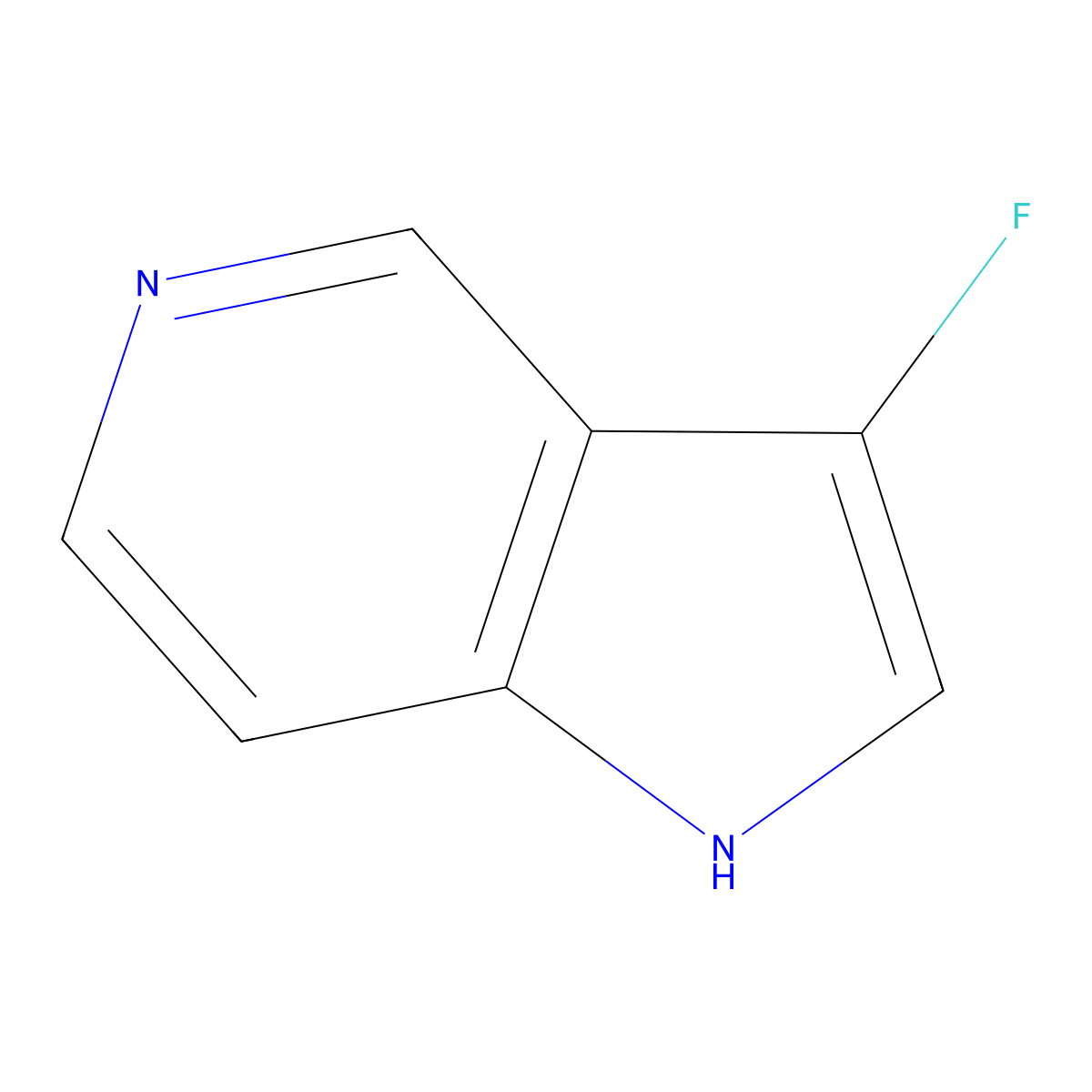 3-Fluoro-5-azaindole molecular structure, CAS 1352395-99-3