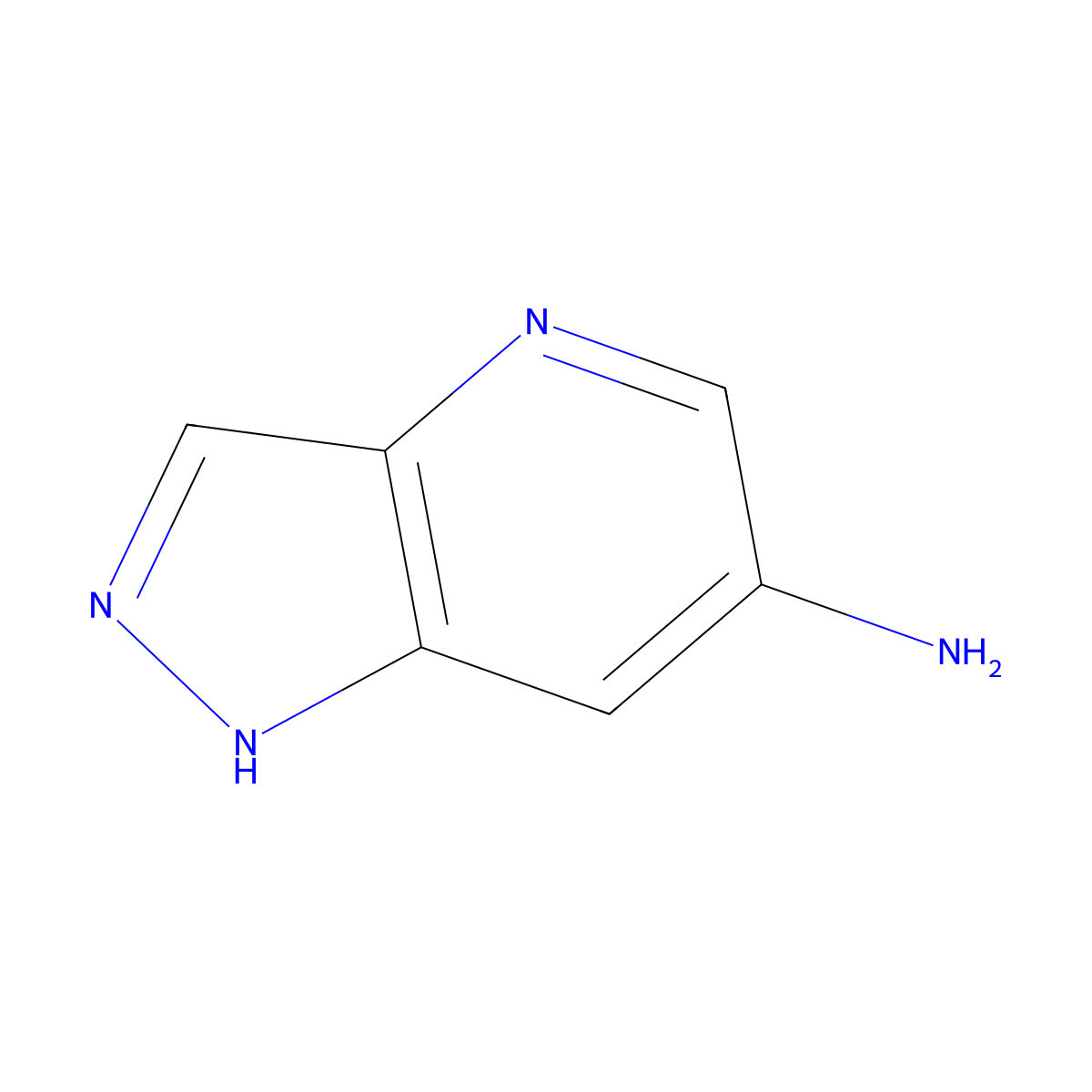 6-Amino-1H-pyrazolo[4,3-b]pyridine molecular structure, CAS 1352397-37-5