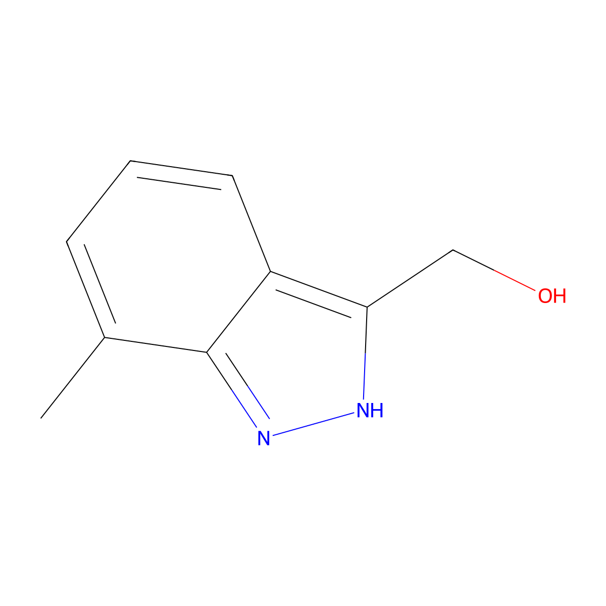 1h-Indazole-3-methanol,7-methyl- molecular structure, CAS 1352398-49-2