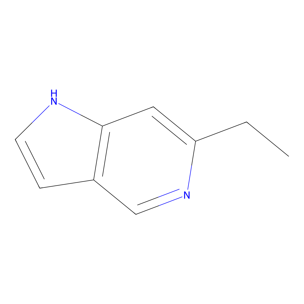 6-Ethyl-1H-pyrrolo[3,2-c]pyridine molecular structure, CAS 1352398-62-9