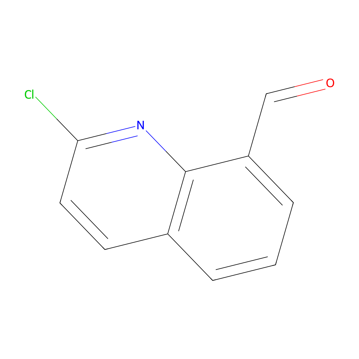 2-Chloroquinoline-8-carbaldehyde molecular structure, CAS 1352442-93-3