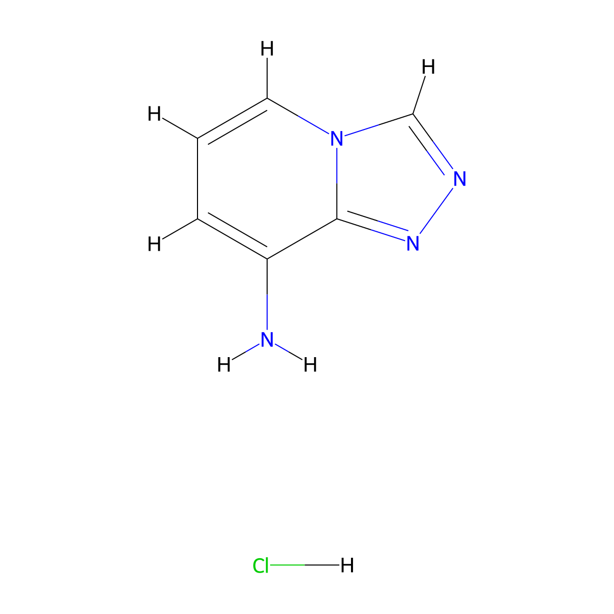 [1,2,4]Triazolo[4,3-a]pyridin-8-amine hydrochloride molecular structure, CAS 1352443-32-3