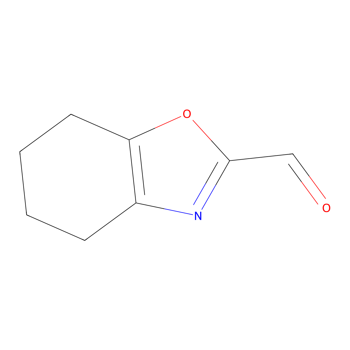 4,5,6,7-Tetrahydrobenzo[d]oxazole-2-carbaldehyde molecular structure, CAS 1352488-79-9