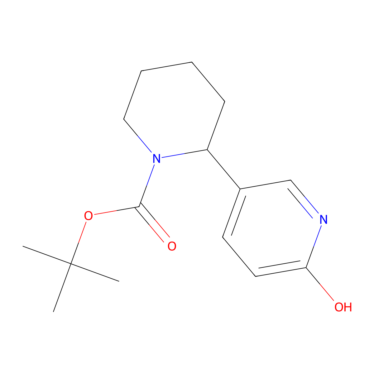 tert-Butyl 2-(6-oxo-1,6-dihydropyridin-3-yl)piperidine-1-carboxylate molecular structure, CAS 1352490-93-7