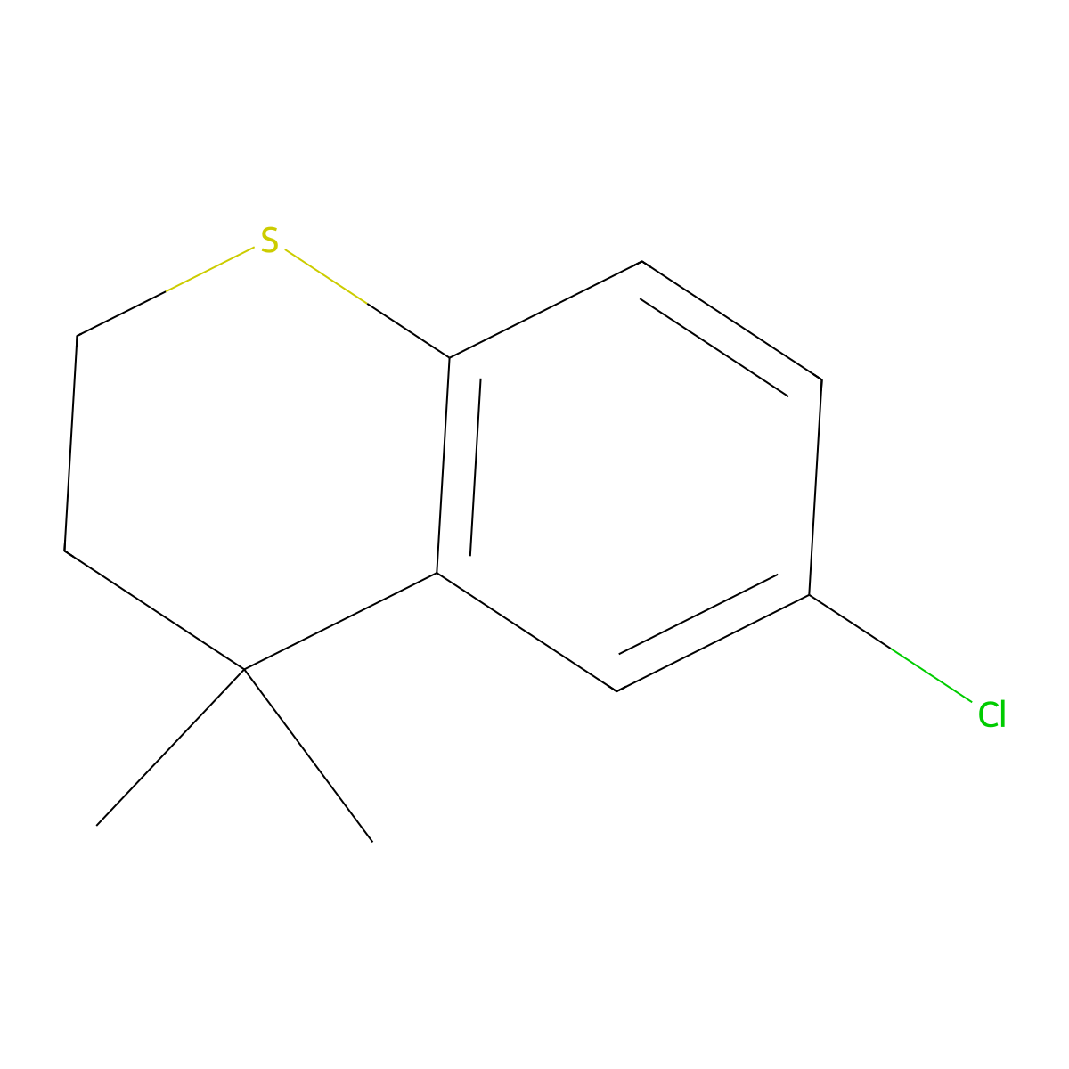 6-Chloro-4,4-dimethylthiochroman molecular structure, CAS 1352491-80-5