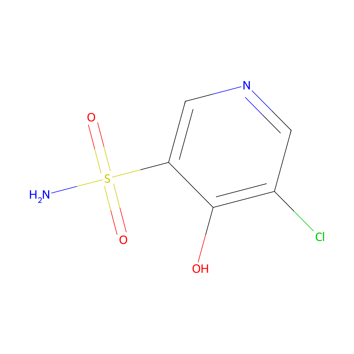 5-Chloro-4-oxo-1,4-dihydropyridine-3-sulfonamide molecular structure, CAS 1352498-42-0