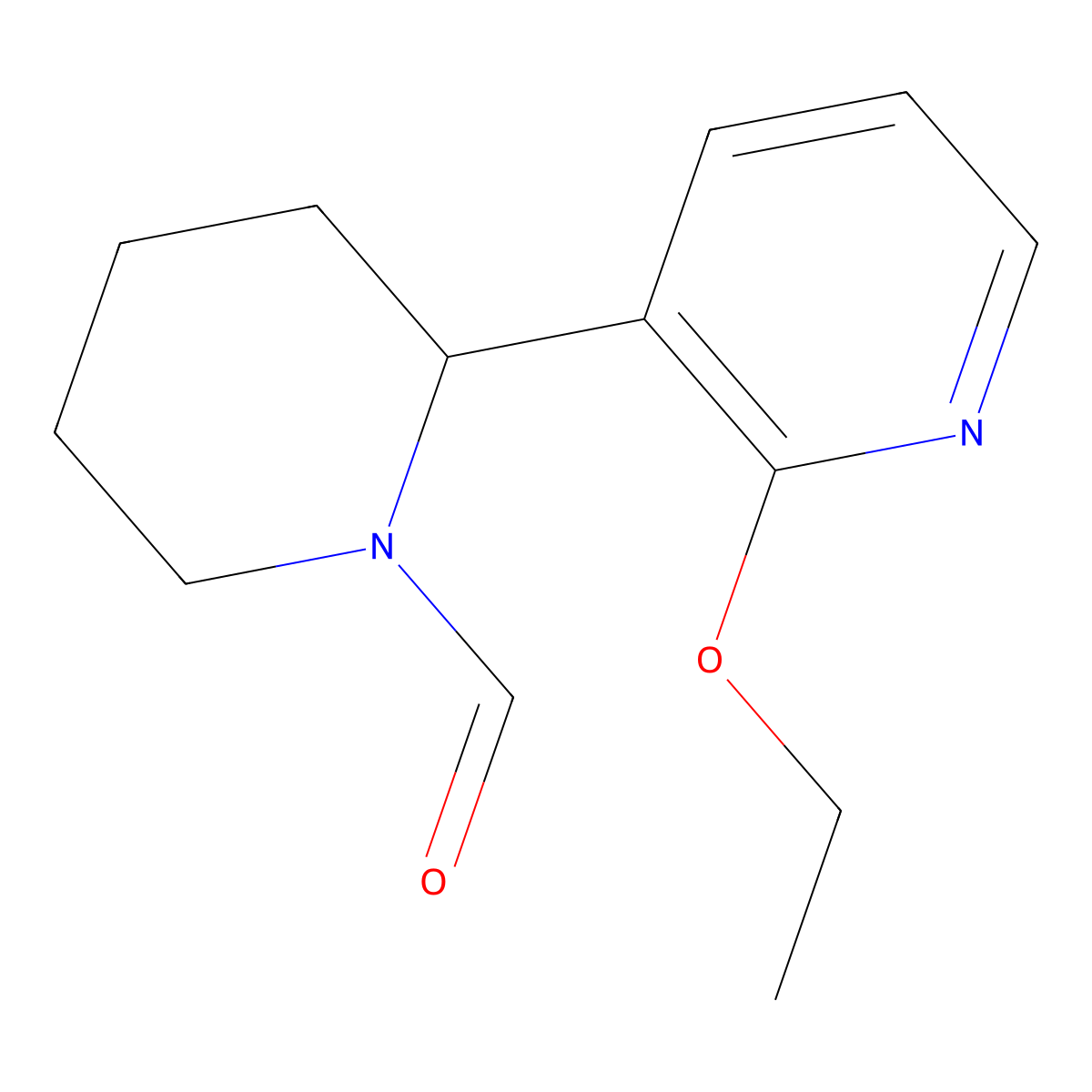 2-(2-Ethoxypyridin-3-yl)piperidine-1-carbaldehyde molecular structure, CAS 1352503-90-2