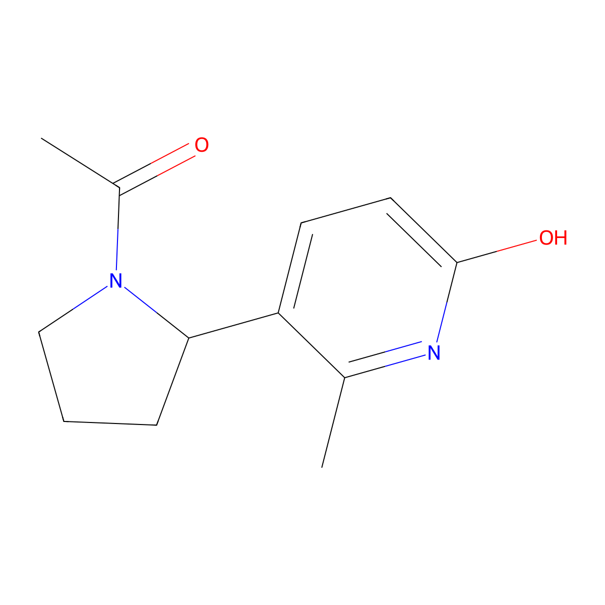 5-(1-Acetylpyrrolidin-2-yl)-6-methylpyridin-2(1H)-one molecular structure, CAS 1352510-22-5