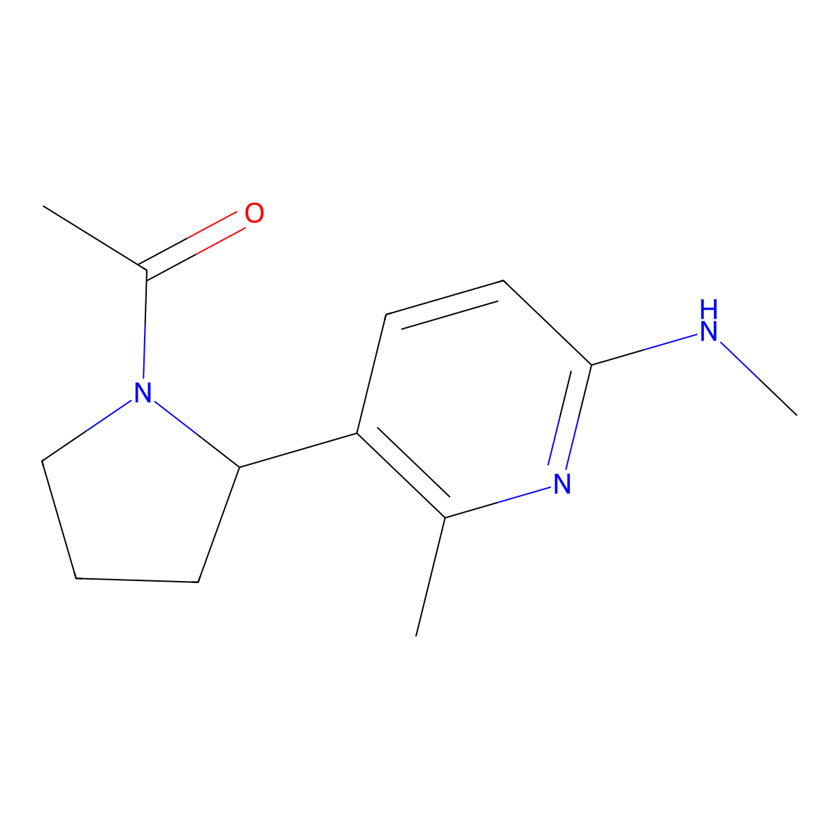 1-(2-(2-Methyl-6-(methylamino)pyridin-3-yl)pyrrolidin-1-yl)ethanone molecular structure, CAS 1352539-33-3