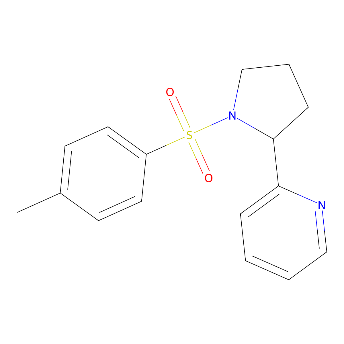 2-(1-Tosylpyrrolidin-2-yl)pyridine molecular structure, CAS 1352541-39-9