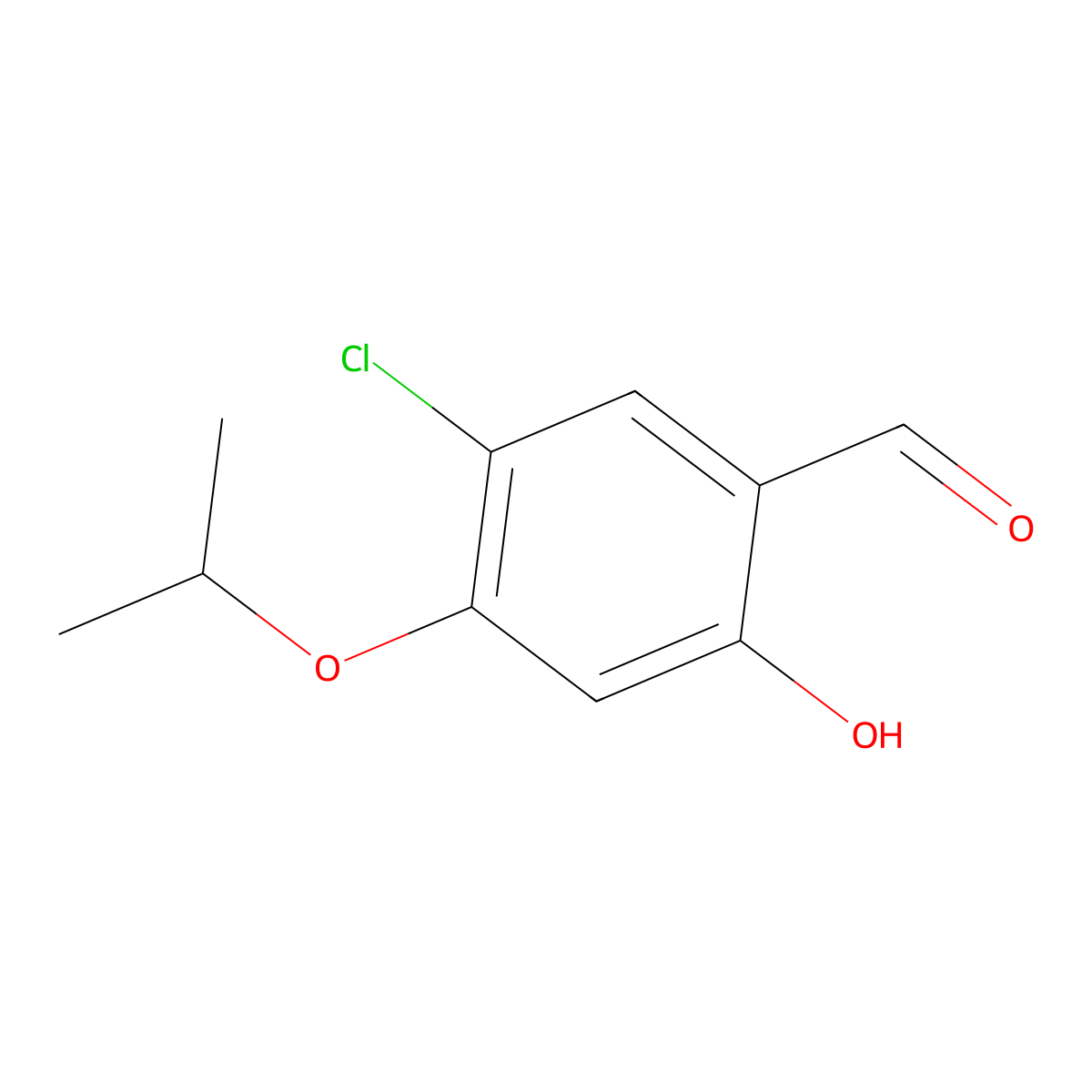 5-Chloro-2-hydroxy-4-isopropoxybenzaldehyde molecular structure, CAS 1352542-02-9
