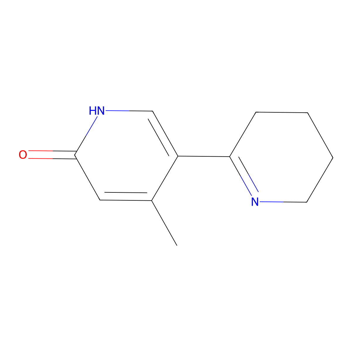 4'-Methyl-3,4,5,6-tetrahydro-[2,3'-bipyridin]-6'(1'H)-one molecular structure, CAS 1352542-14-3