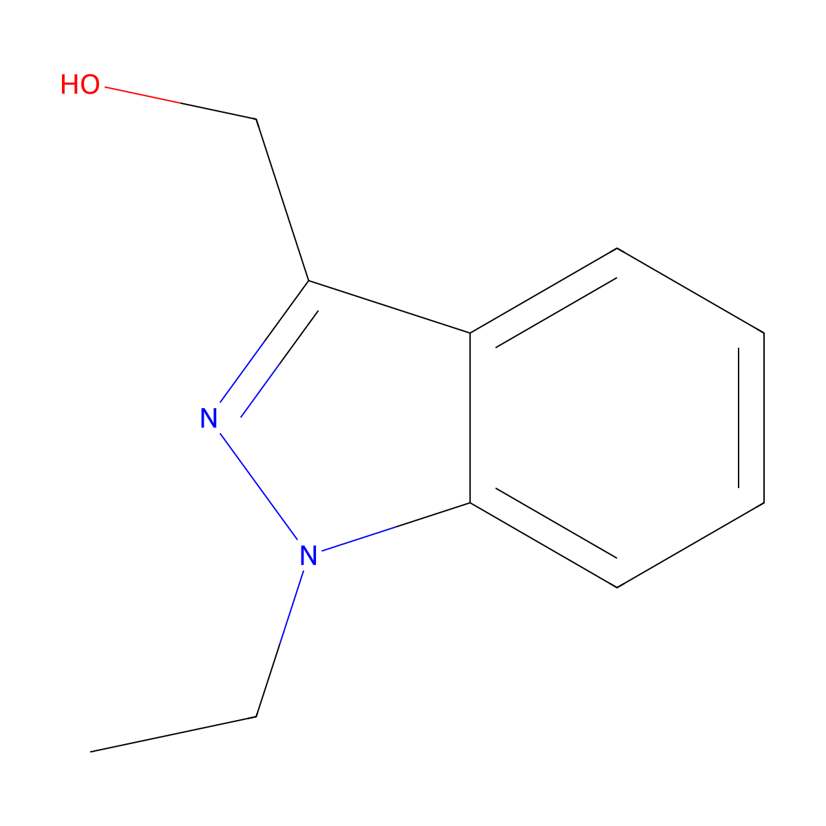 (1-Ethyl-1H-indazol-3-yl)methanol molecular structure, CAS 1352542-15-4