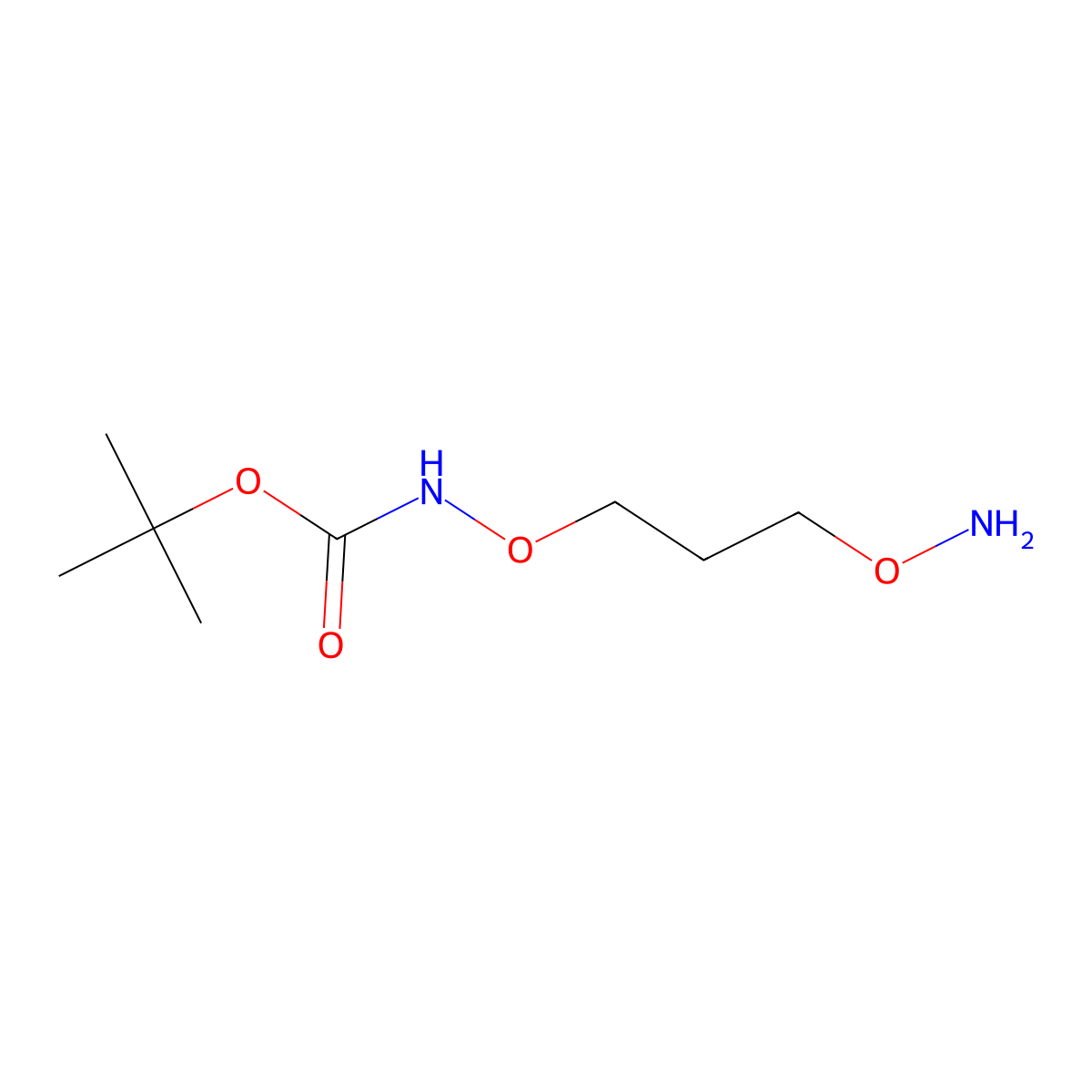 1-(t-Boc-Aminooxy)-3-aminooxy-propane molecular structure, CAS 1352546-80-5