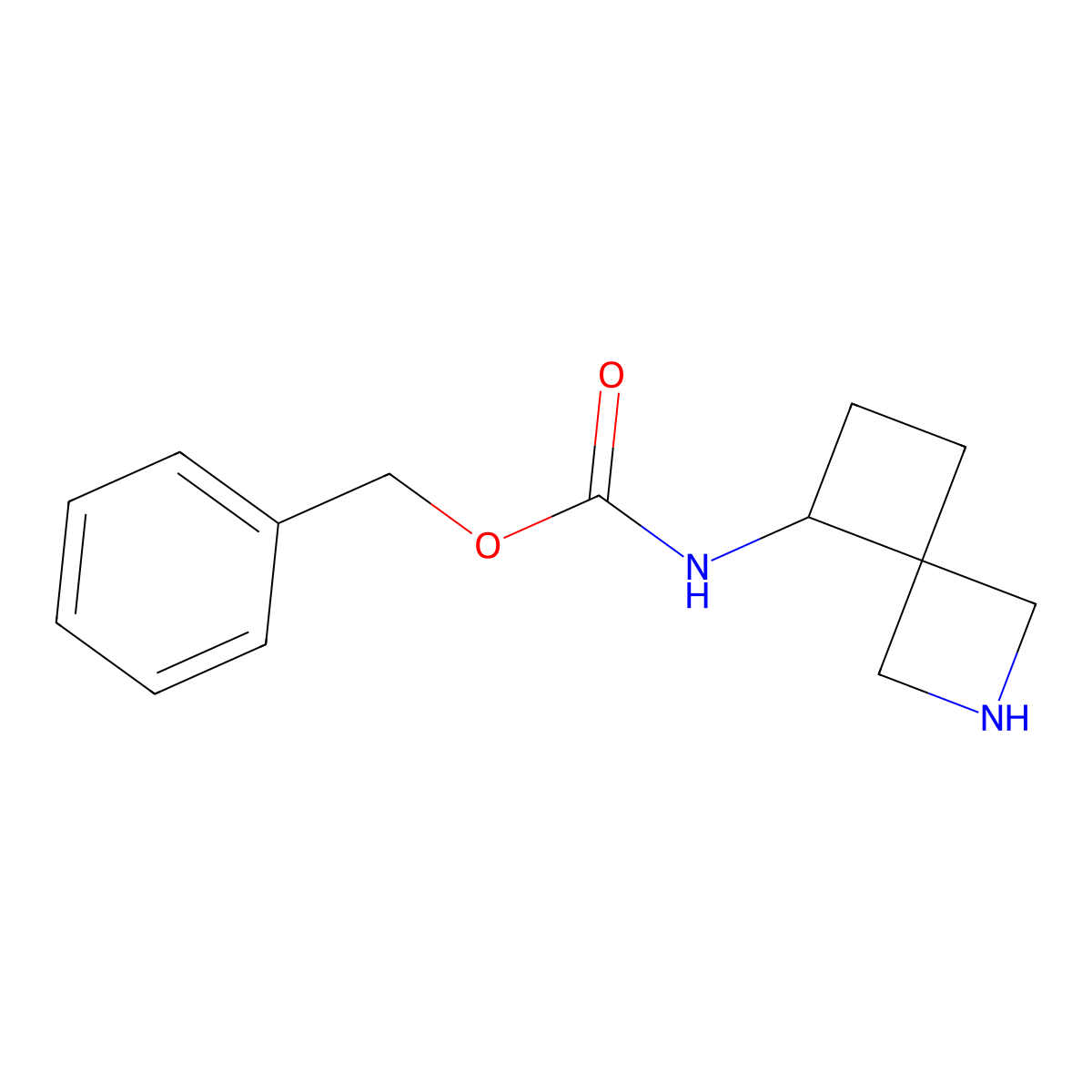 5-(Cbz-amino)-2-azaspiro[3.3]heptane molecular structure, CAS 1352546-84-9