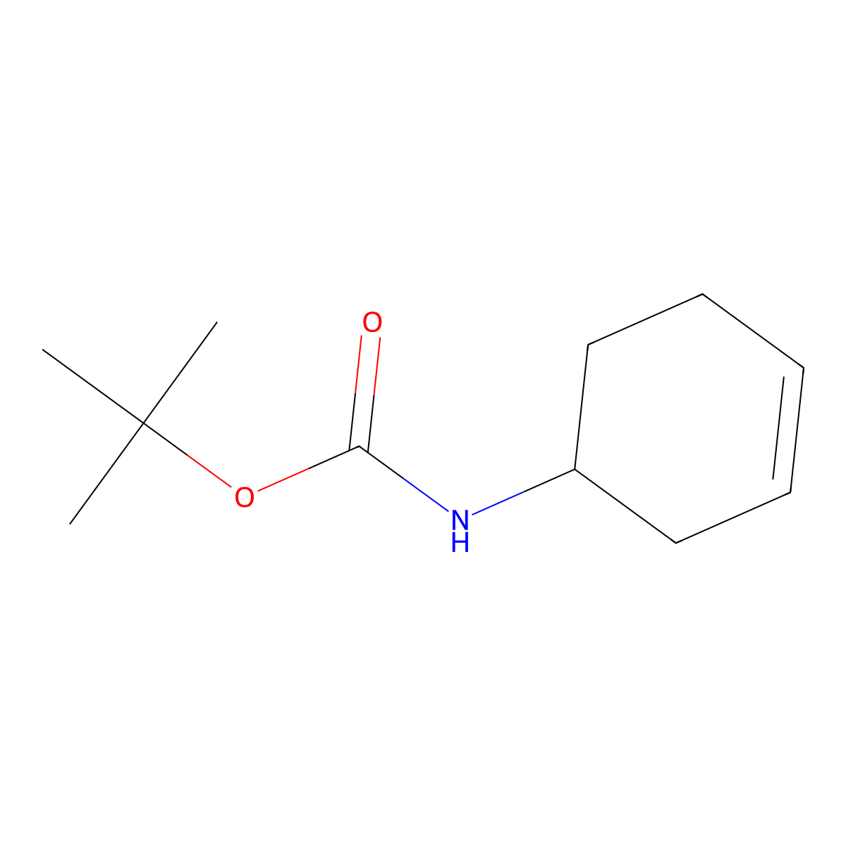 tert-Butyl cyclohex-3-enylcarbamate molecular structure, CAS 135262-85-0