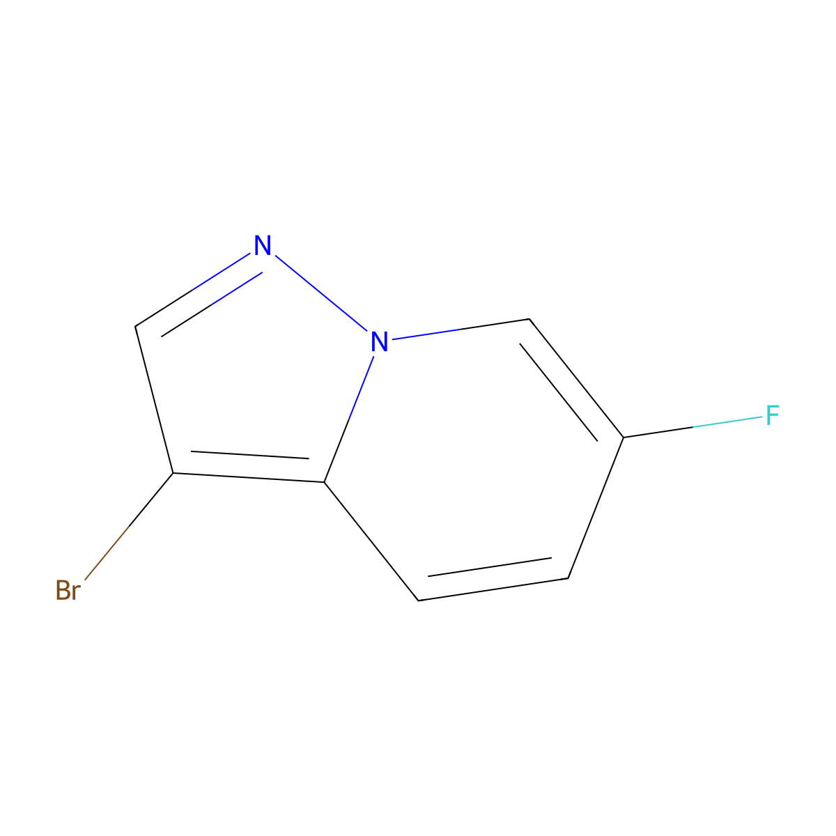 3-Bromo-6-fluoropyrazolo[1,5-a]pyridine molecular structure, CAS 1352625-30-9