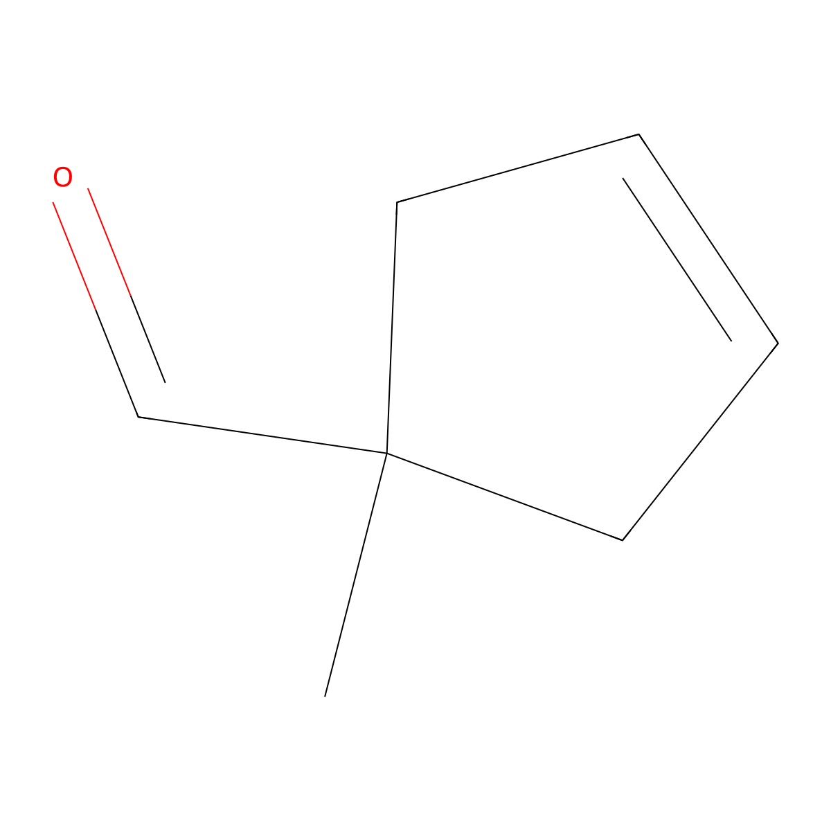 1-Methylcyclopent-3-ene-1-carbaldehyde molecular structure, CAS 1352631-22-1