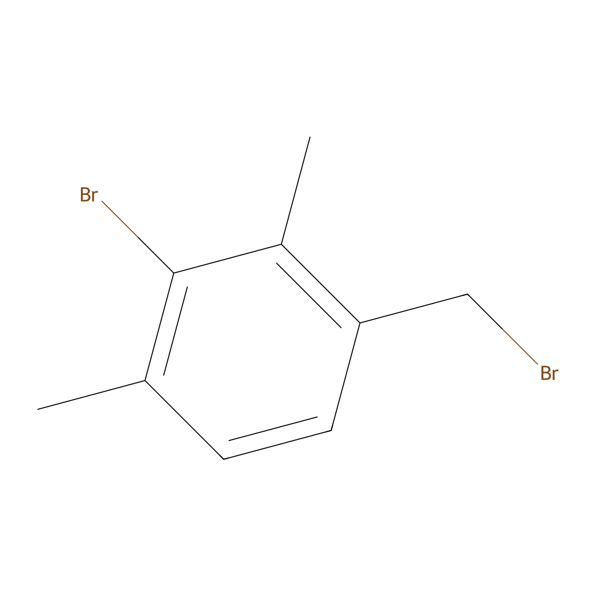 2-Bromo-4-(bromomethyl)-1,3-dimethylbenzene molecular structure, CAS 1352718-53-6