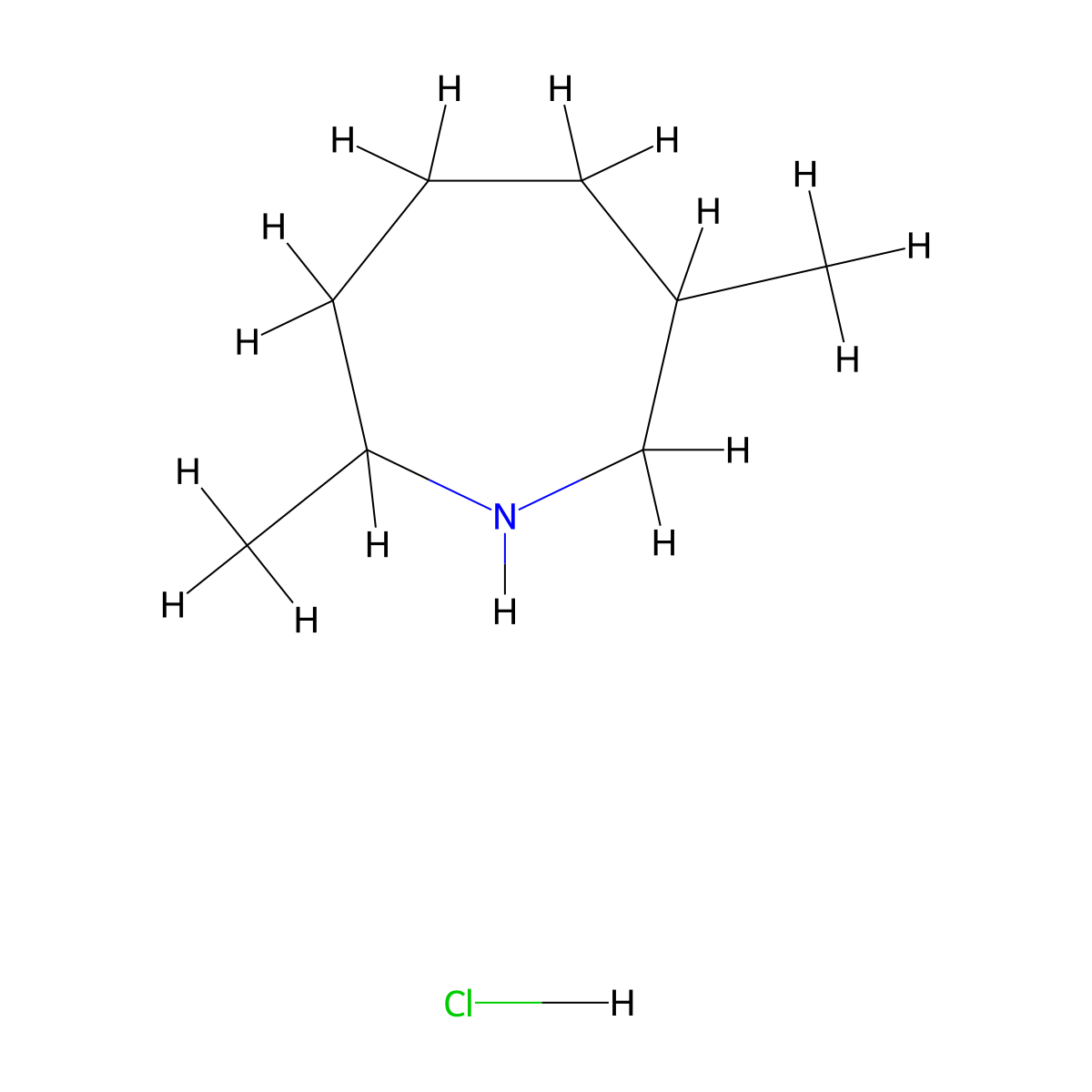 2,6-Dimethylazepane Hydrochloride molecular structure, CAS 1352719-73-3