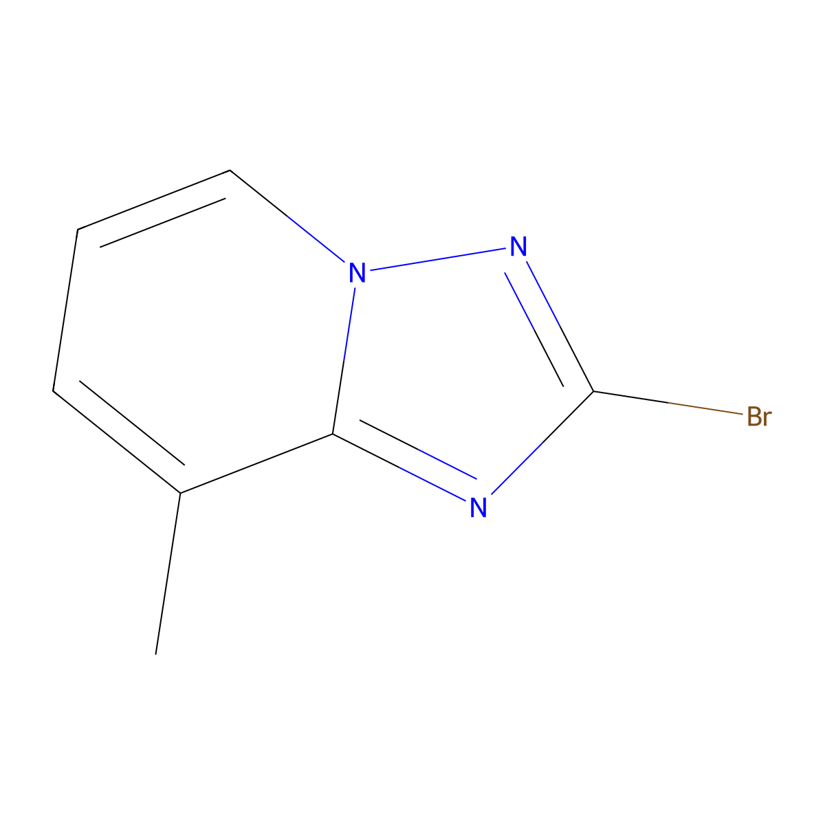 2-Bromo-8-methyl-[1,2,4]triazolo[1,5-a]pyridine molecular structure, CAS 1352723-51-3