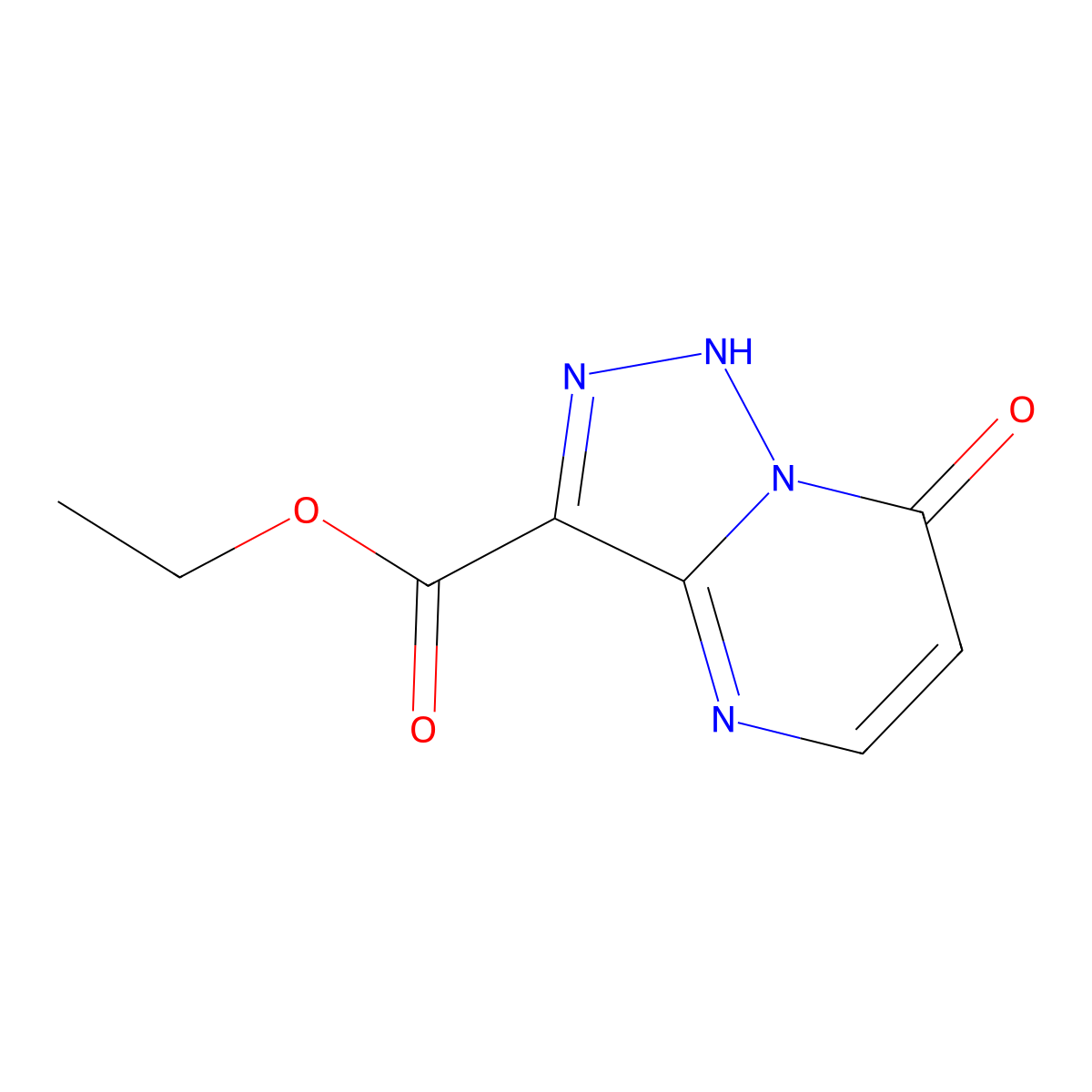 Ethyl 7-hydroxy-[1,2,3]triazolo[1,5-a]pyrimidine-3-carboxylate molecular structure, CAS 1352723-55-7