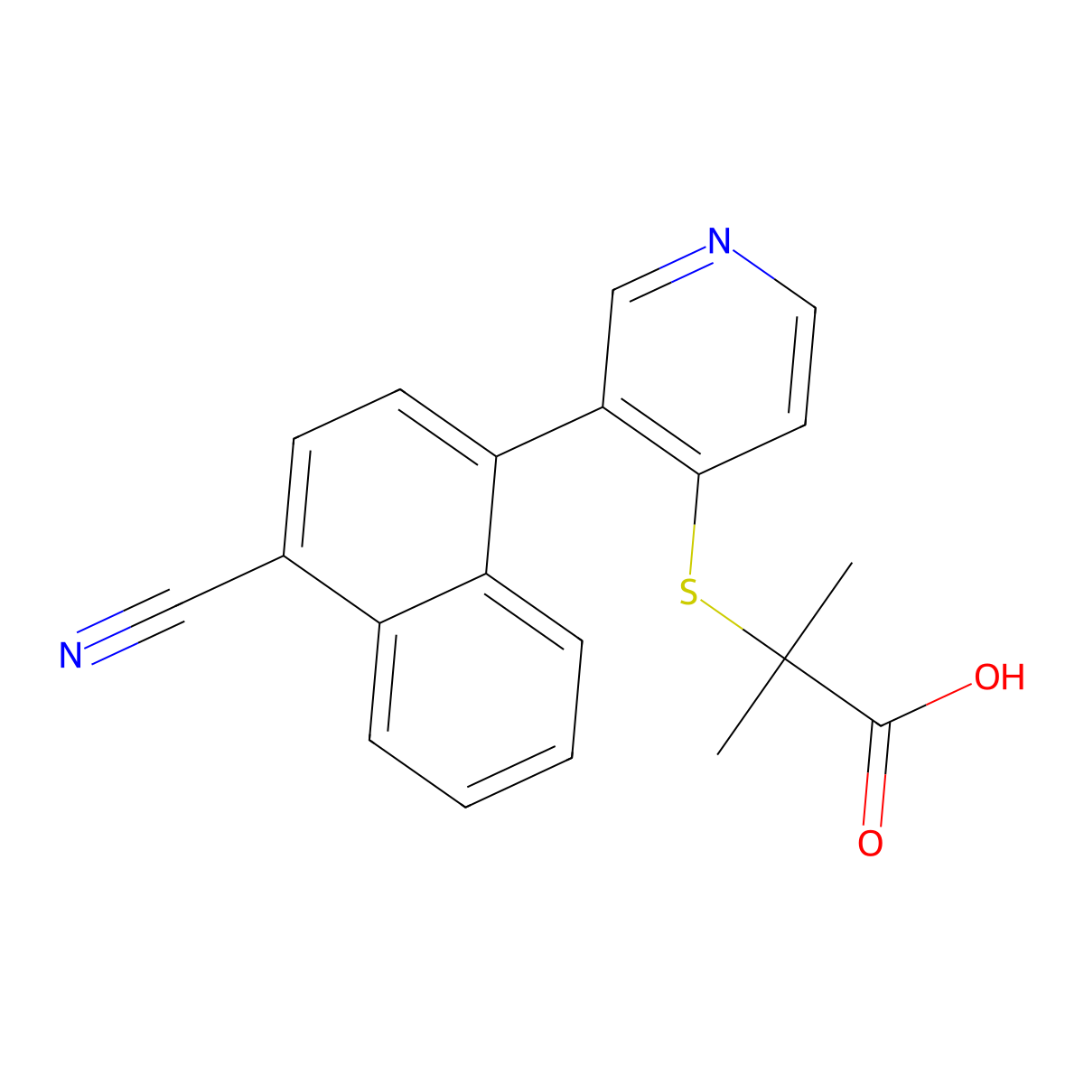 Verinurad molecular structure, CAS 1352792-74-5