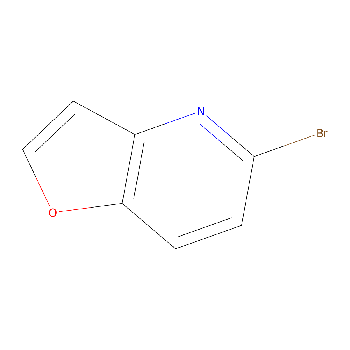 5-Bromofuro(3,2-b)pyridine molecular structure, CAS 1352880-36-4