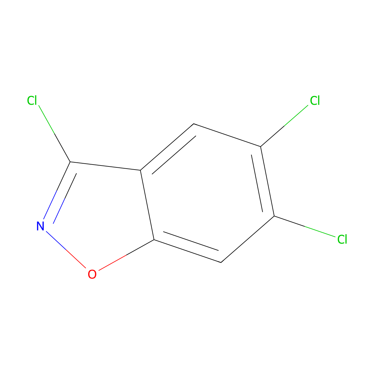 3,5,6-Trichloro-1,2-benzoxazole molecular structure, CAS 1352887-12-7