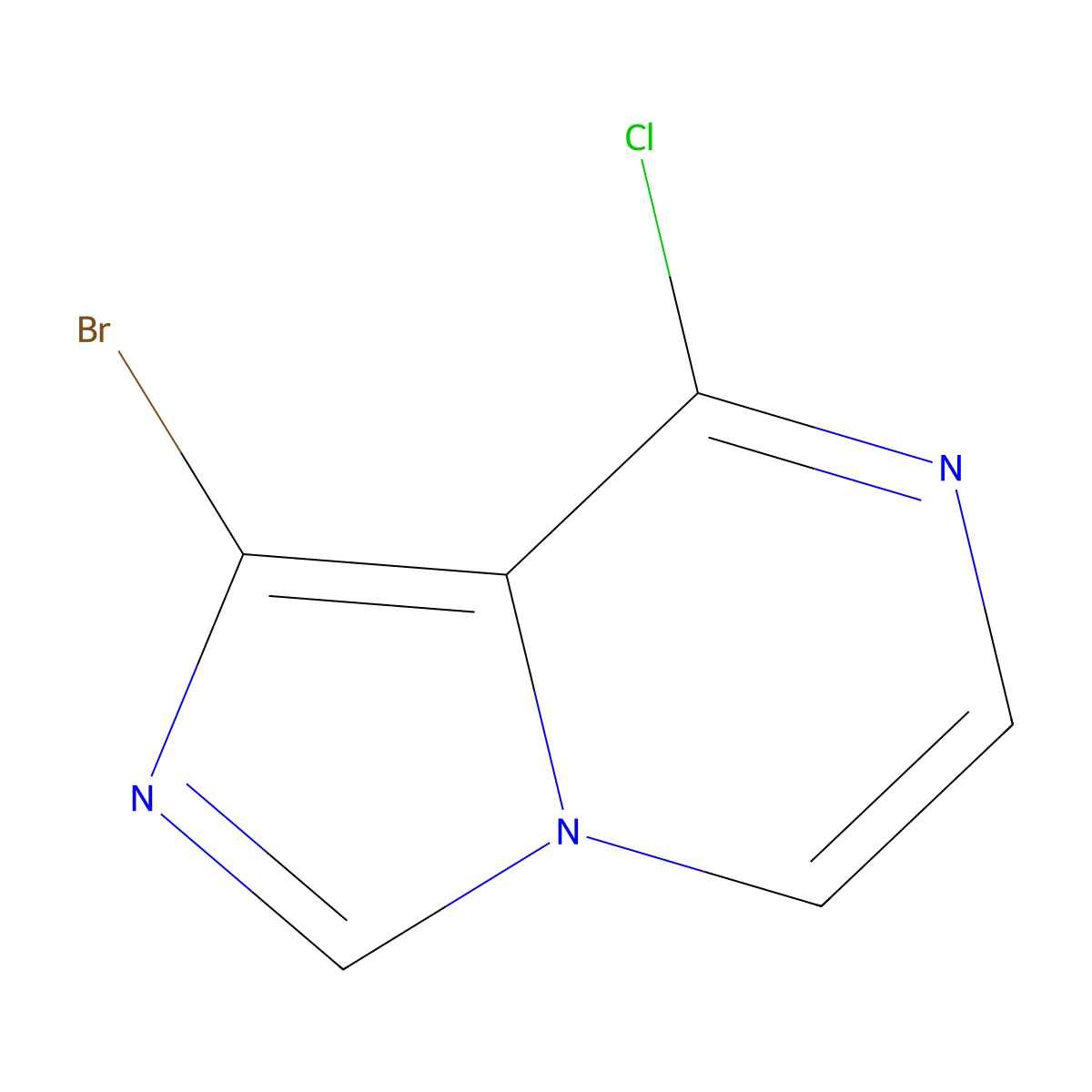 1-Bromo-8-chloroimidazo[1,5-a]pyrazine molecular structure, CAS 1352897-61-0