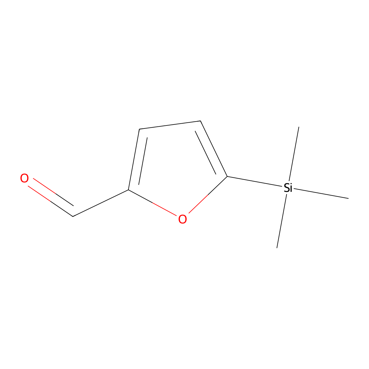5-(Trimethylsilyl)furan-2-carbaldehyde molecular structure, CAS 13529-06-1