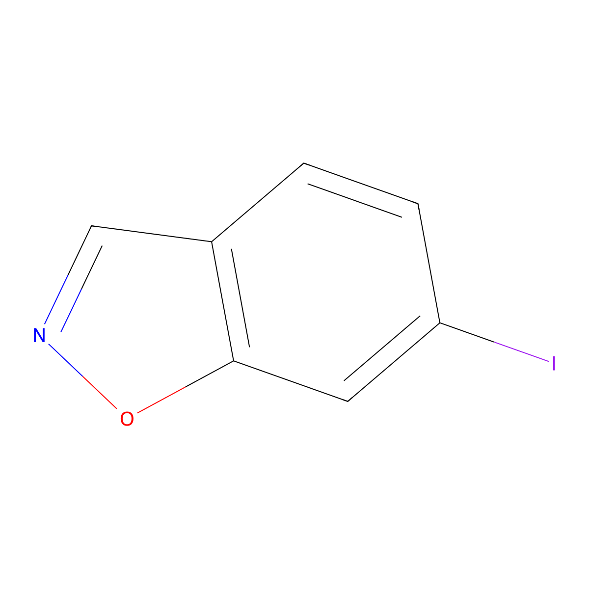 6-Iodobenzo[d]isoxazole molecular structure, CAS 1352906-89-8