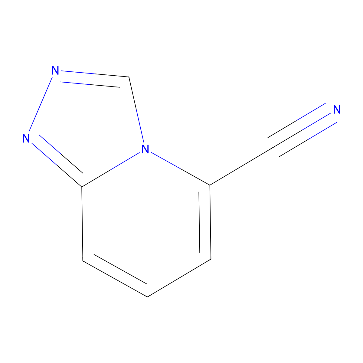 [1,2,4]Triazolo[4,3-a]pyridine-5-carbonitrile molecular structure, CAS 1352910-53-2