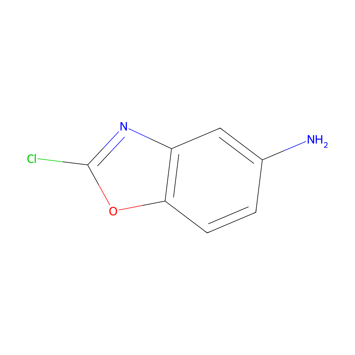 2-Chlorobenzo[d]oxazol-5-amine molecular structure, CAS 1352912-46-9