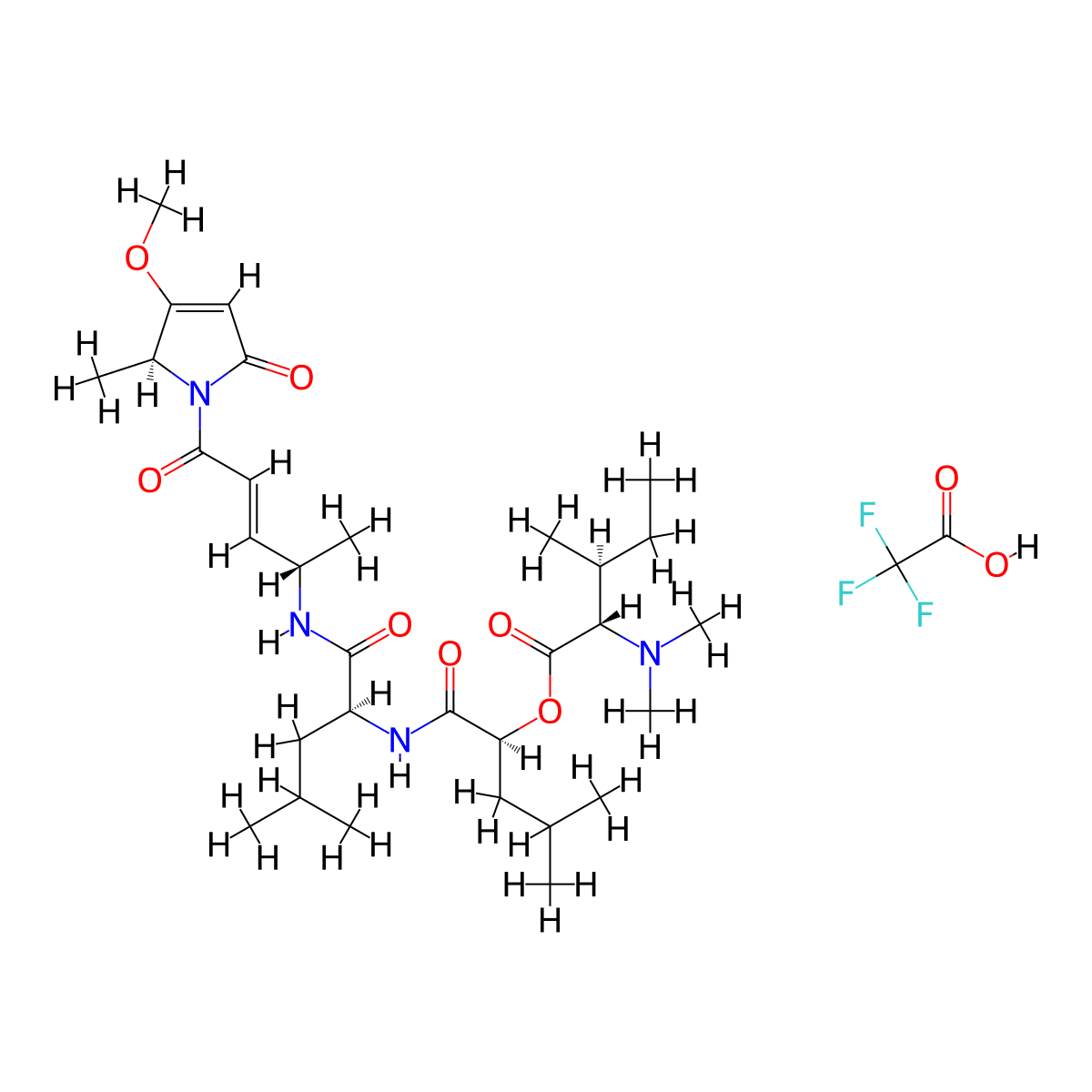 Gallinamide A (TFA) molecular structure, CAS 1352920-57-0