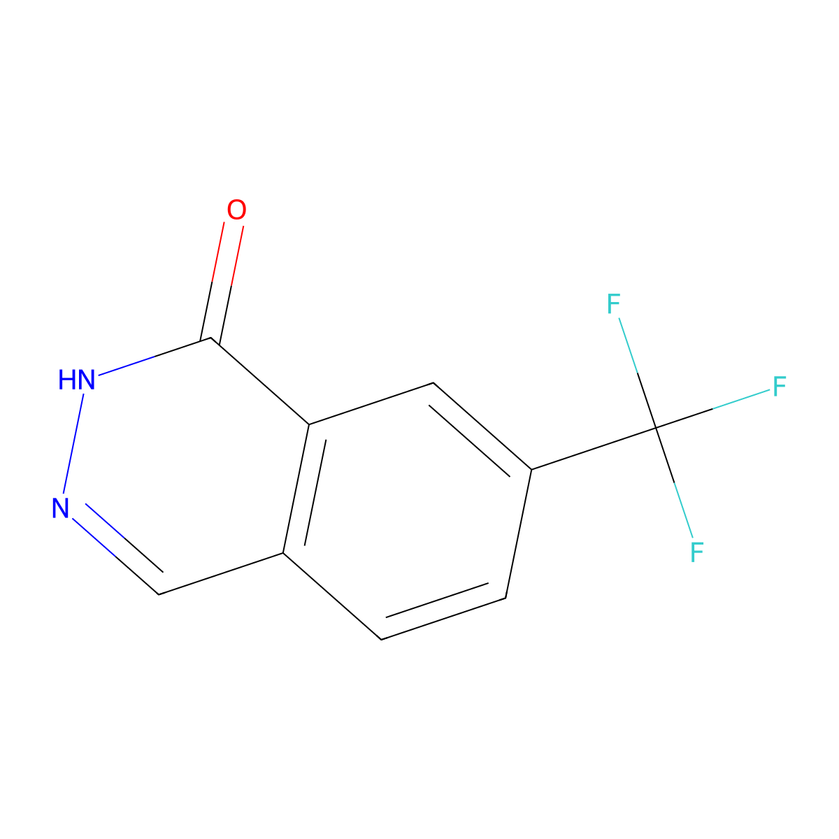 7-(Trifluoromethyl)phthalazin-1-OL molecular structure, CAS 1352933-99-3