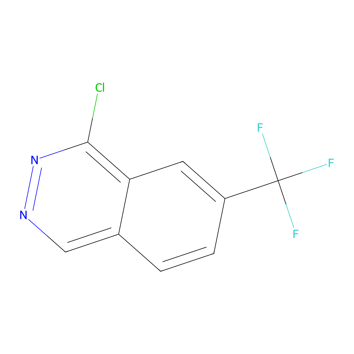 1-Chloro-7-(trifluoromethyl)phthalazine molecular structure, CAS 1352934-00-9