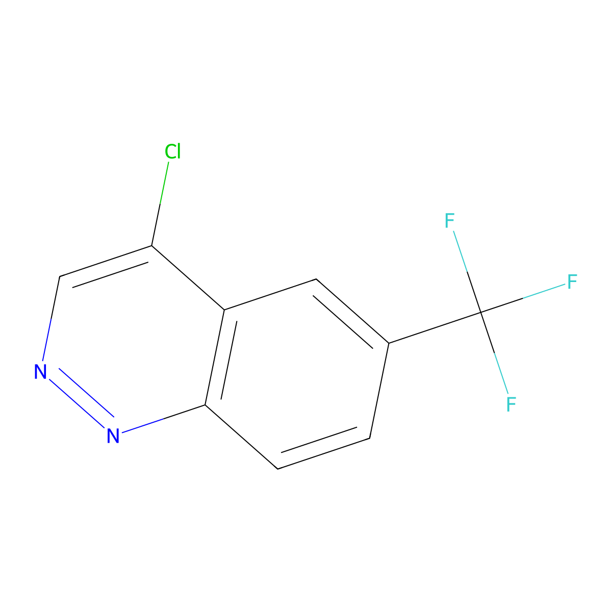 4-Chloro-6-(trifluoromethyl)cinnoline molecular structure, CAS 1352935-11-5