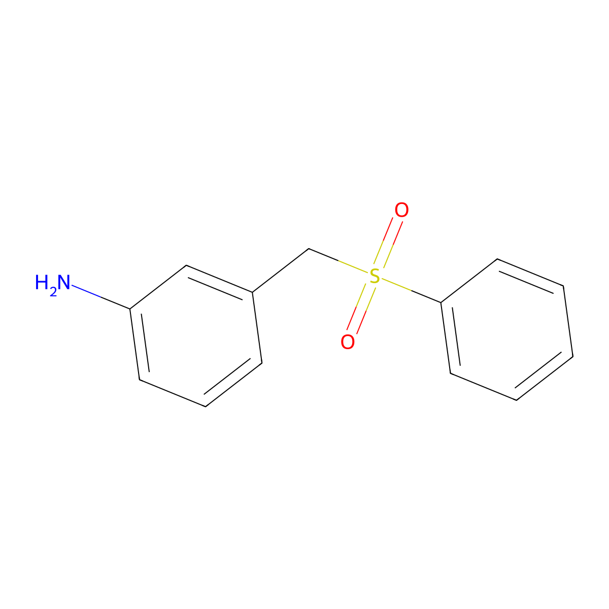 3-[(Benzenesulfonyl)methyl]aniline molecular structure, CAS 135294-61-0